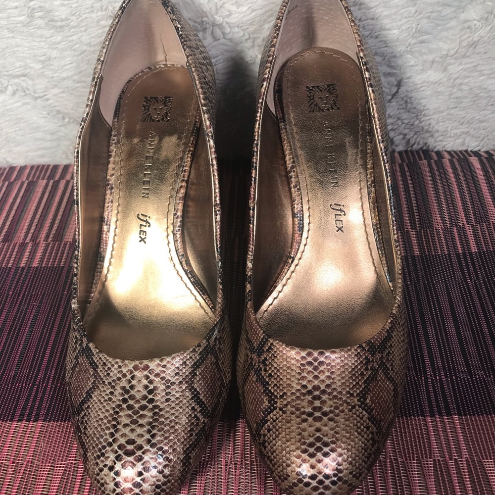 Snakeskin Pattern Heels